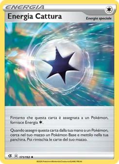 Carta Energia Cattura dell'espansione Fragore Ribelle, numero 171/192
