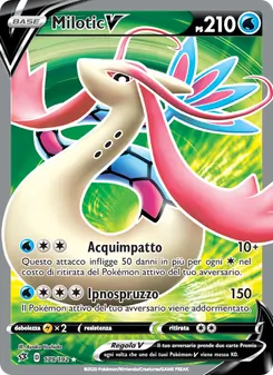 Carta Milotic V dell'espansione Fragore Ribelle, numero 179/192