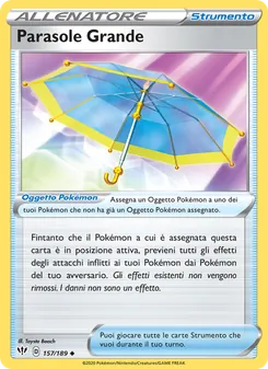 Carta Parasole Grande dell'espansione Fiamme Oscure, numero 157/189