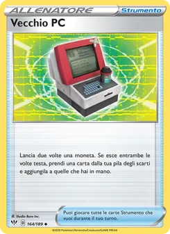 Carta Vecchio PC dell'espansione Fiamme Oscure, numero 164/189