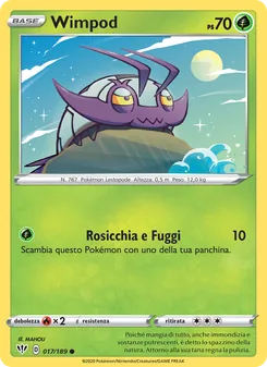 Carta Wimpod dell'espansione Fiamme Oscure, numero 17/189