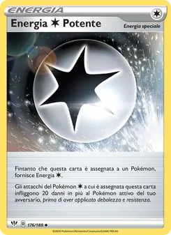Carta Energia Colorless Potente dell'espansione Fiamme Oscure, numero 176/189