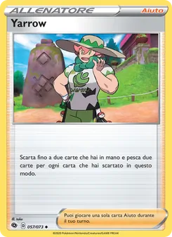 Carta Yarrow dell'espansione Futuri Campioni, numero 57/73