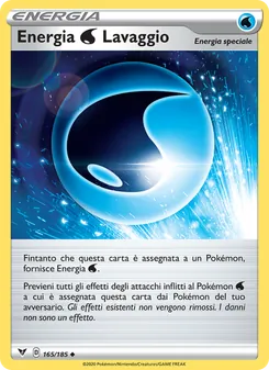 Carta Energia Water Lavaggio dell'espansione Voltaggio Sfolgorante, numero 165/185