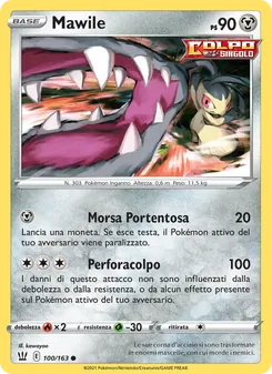 Carta Mawile dell'espansione Stili di Lotta, numero 100/163