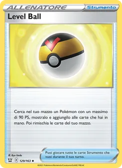 Carta Level Ball dell'espansione Stili di Lotta, numero 129/163