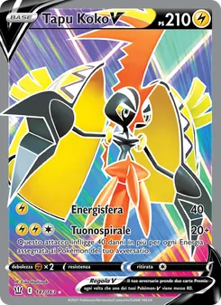 Carta Tapu Koko V dell'espansione Stili di Lotta, numero 147/163