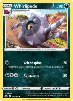 Carta Whirlipede dell'espansione Regno Glaciale, numero 106/198