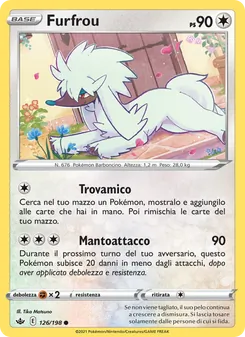 Carta Furfrou dell'espansione Regno Glaciale, numero 126/198
