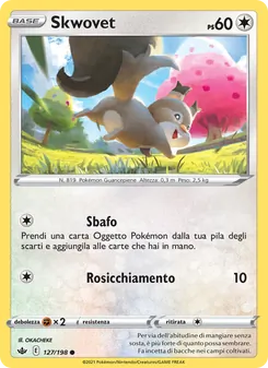 Carta Skwovet dell'espansione Regno Glaciale, numero 127/198