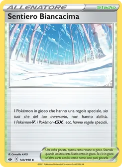 Carta Sentiero Biancacima dell'espansione Regno Glaciale, numero 148/198