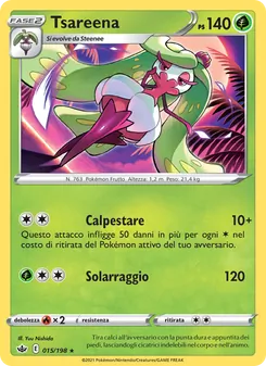 Carta Tsareena dell'espansione Regno Glaciale, numero 15/198