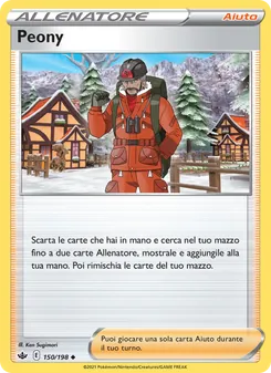 Carta Peony dell'espansione Regno Glaciale, numero 150/198