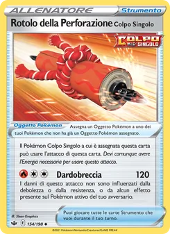 Carta Rotolo della Perforazione Colpo Singolo dell'espansione Regno Glaciale, numero 154/198