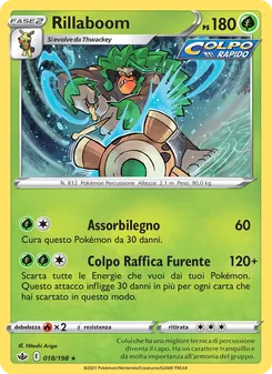 Carta Rillaboom dell'espansione Regno Glaciale, numero 18/198