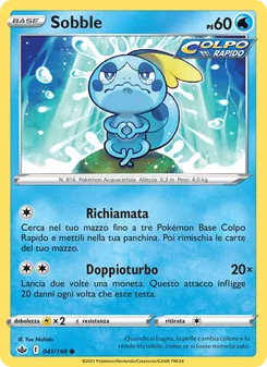 Carta Sobble dell'espansione Regno Glaciale, numero 41/198