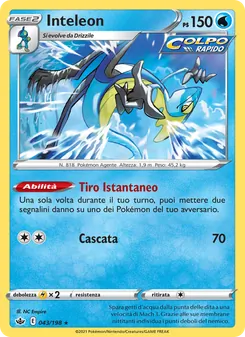 Carta Inteleon dell'espansione Regno Glaciale, numero 43/198