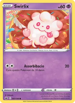 Carta Swirlix dell'espansione Regno Glaciale, numero 67/198
