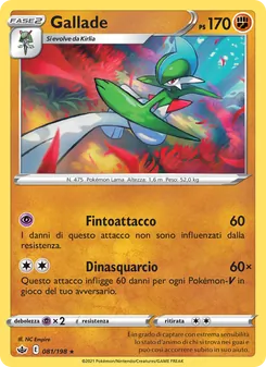 Carta Gallade dell'espansione Regno Glaciale, numero 81/198