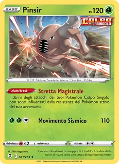 Carta Pinsir dell'espansione Evoluzioni Eteree, numero 1/203