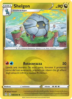 Carta Shelgon dell'espansione Evoluzioni Eteree, numero 108/203