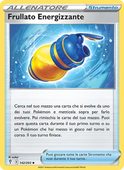 Carta Frullato Energizzante dell'espansione Evoluzioni Eteree, numero 142/203