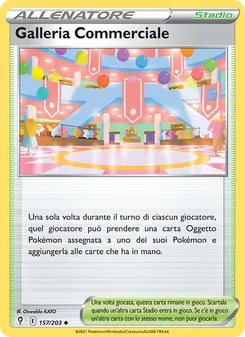 Carta Galleria Commerciale dell'espansione Evoluzioni Eteree, numero 157/203