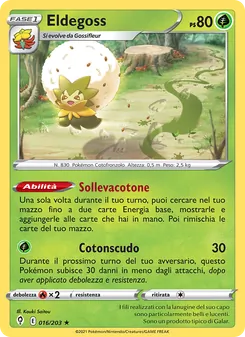 Carta Eldegoss dell'espansione Evoluzioni Eteree, numero 16/203
