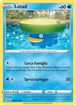 Carta Lotad dell'espansione Evoluzioni Eteree, numero 32/203