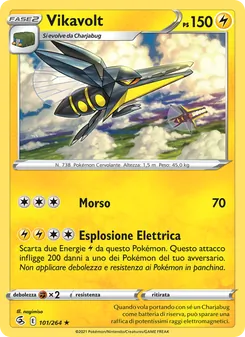 Carta Vikavolt dell'espansione Colpo Fusione, numero 101/264