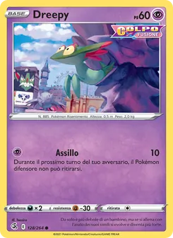 Carta Dreepy dell'espansione Colpo Fusione, numero 128/264