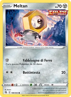 Carta Meltan dell'espansione Colpo Fusione, numero 188/264
