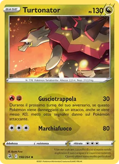 Carta Turtonator dell'espansione Colpo Fusione, numero 198/264