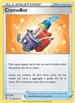 Carta CramoBot dell'espansione Colpo Fusione, numero 229/264