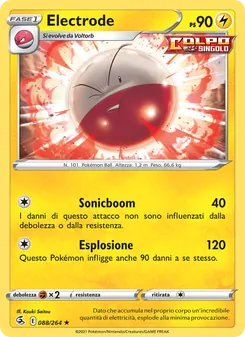 Carta Electrode dell'espansione Colpo Fusione, numero 88/264