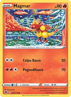 Carta Magmar dell'espansione Astri Lucenti, numero 019/172