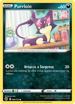 Carta Purrloin dell'espansione Astri Lucenti, numero 090/172