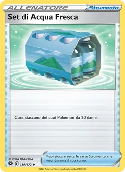Carta Set di Acqua Fresca dell'espansione Astri Lucenti, numero 139/172
