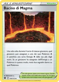 Carta Bacino di Magma dell'espansione Astri Lucenti, numero 144/172