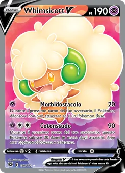 Carta Whimsicott V dell'espansione Astri Lucenti, numero 160/172