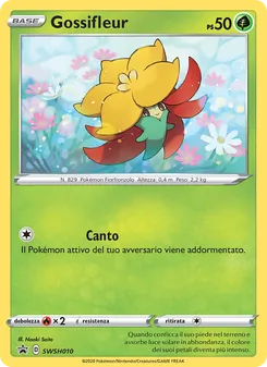 Carta Gossifleur dell'espansione SPSC Promo, numero SWSH010/307
