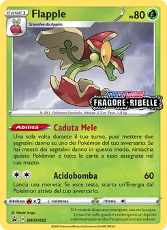 Carta Flapple dell'espansione SPSC Promo, numero SWSH022/307