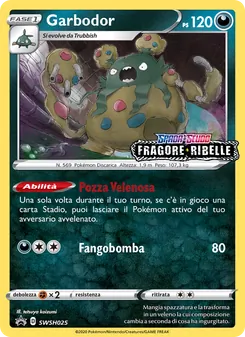 Carta Garbodor dell'espansione SPSC Promo, numero SWSH025/307