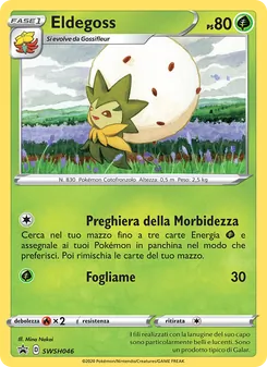 Carta Eldegoss dell'espansione SPSC Promo, numero SWSH046/307