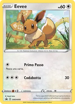 Carta Eevee dell'espansione SPSC Promo, numero SWSH095/307