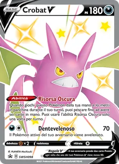 Carta Crobat V dell'espansione SPSC Promo, numero SWSH098/307