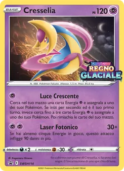 Carta Cresselia dell'espansione SPSC Promo, numero SWSH114/307