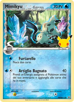 Carta Mimikyu dell'espansione SPSC Promo, numero SWSH136/307