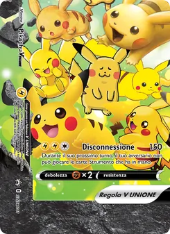 Carta Pikachu V UNIONE dell'espansione SPSC Promo, numero SWSH141/307