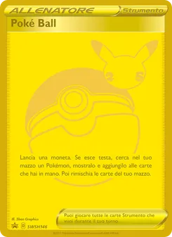Carta Poké Ball dell'espansione SPSC Promo, numero SWSH146/307